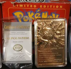 1999 Burger King Gold-Plated Pokemon Card Set Of 4 (Out Of 6) - Image 4