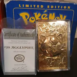 1999 Burger King Gold-Plated Pokemon Card Set Of 4 (Out Of 6) - Image 5
