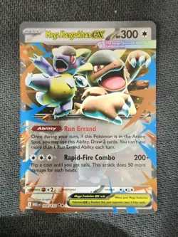 MEGA KANGASKHAN EX - 104/132 - MEGA EVOLUTION - DOUBLE RARE - POKEMON CARD - Image 1
