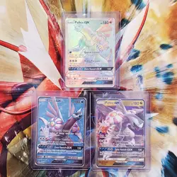 Palkia GX - Secret Rare + Full Art + Regular - Pokemon Cards - Lot #316 - Image 1
