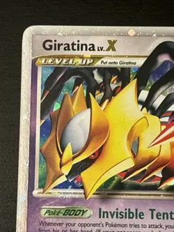 2008 Pokemon Cards: Platinum Rare Holo: Giratina Lv. X 124/127 Shiny Border Nm - Image 2