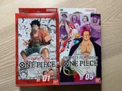 Lot Of 2: One Piece Card Game Starter Deck ST-05 Film Ed & ST-01 STRAW HAT CREW - Image 1