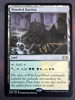 MTG Wooded Bastion Double Masters 332/332 Regular Rare - Image 1