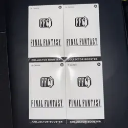 Final fantasy Collector Booster Sealed from Amazon (minimal packaging) (4 packs) - Image 1