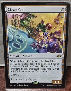 Magic the Gathering Unfinity #186 Clown Car - Image 1