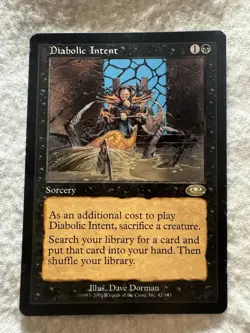 MTG - Diabolic Intent - Planeshift - NM - Free Shipping! - Image 1