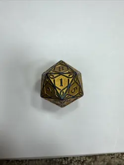 MTG Spindown d20 Oversized Kaldheim Gold Life Counter Magic The Gathering - Image 2