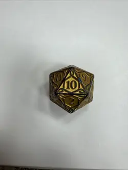 MTG Spindown d20 Oversized Kaldheim Gold Life Counter Magic The Gathering - Image 3