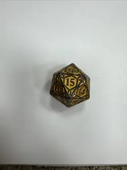 MTG Spindown d20 Oversized Kaldheim Gold Life Counter Magic The Gathering - Image 4