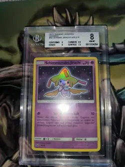 Schimmerndes Jirachi 42/73 Schimmernde Legenden Pokemon BGS 8 PSA NM - Image 1