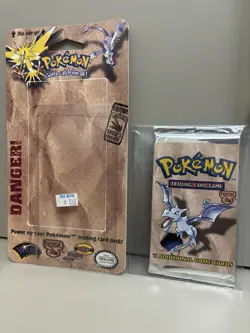 Pokemon WOTC vintage fossil blister / booster pack aerodactyl Artwork - Image 1