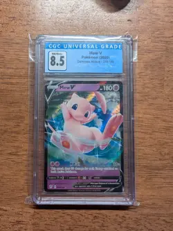 Pokemon 2020 Mew V 069/189 Darkness Ablaze English Holo CGC 8.5 - Image 1
