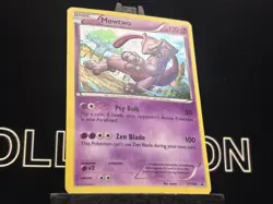 Pokemon TCG Mewtwo XY Black Star Promos XY100 Holo Promo 2 SWIRLS LP - Image 4