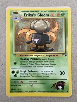 Pokemon - Gym Heroes - Erika's Gloom 045/132 - Uncommon LP - Image 1