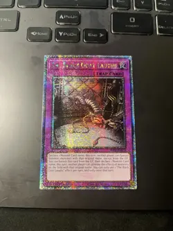 Yu-Gi-Oh! The Black Goat Laughs Quarter Century Secret Rare PHNI-EN078 - Image 1