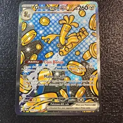 Pokemon Gholdengo EX TCG Prismatic Evolutions Card 164/131 NM Condition - Image 2