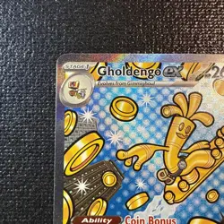 Pokemon Gholdengo EX TCG Prismatic Evolutions Card 164/131 NM Condition - Image 3