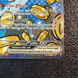 Pokemon Gholdengo EX TCG Prismatic Evolutions Card 164/131 NM Condition - Image 5