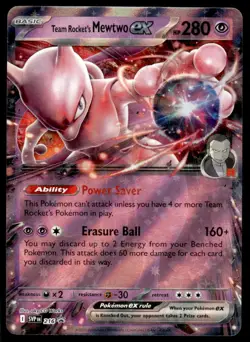 Pokemon TCG SV: Promo Cards #216 Team Rocket's Mewtwo EX NM - Image 1