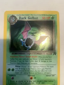 NEAR MINT! Dark Golbat (7/82) Holo Team Rocket Pokemon Card - FAST SHIPPING - Image 2