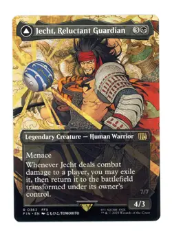 Jecht, Reluctant Guardian (Borderless) R 0363 Regular Final Fantasy MTG Card NM - Image 1