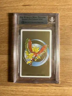 Pokemon Pikachu #25A BGS 9 - Beckett Japanese 1999 Gold Poker Card Ho-Oh Back - Image 2
