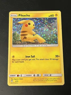 2019 Pokemon McDonald's Promo Holo PIKACHU 6/12 - LP - READ - Image 1