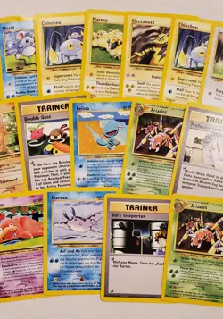 2000 Pokemon Neo Genesis 15 Card Lot Base Common & Uncommon Pokemon TCG Vintage - Image 3