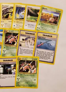 2000 Pokemon Neo Genesis 15 Card Lot Base Common & Uncommon Pokemon TCG Vintage - Image 4