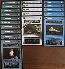 Star Wars CCG Decipher - Dagobah - 140 Card Lot - 70 Light + 70 Dark Side - Image 1