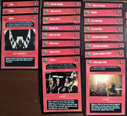 Star Wars CCG Decipher - Dagobah - 140 Card Lot - 70 Light + 70 Dark Side - Image 3