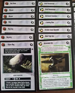 Star Wars CCG Decipher - Dagobah - 140 Card Lot - 70 Light + 70 Dark Side - Image 5