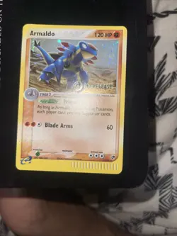 Armaldo Prerelease Promo EX Sandstorm Pokemon Card 1/100 Holo Rare - Image 1