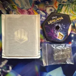 Disney Lorcana: SHIMMERING SKIES Trove Contents Lore Counter Dice Card Dividers - Image 1
