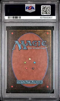 Magic the Gathering -Revised Circle of Protection: Green 1994 PSA 6 - Image 2