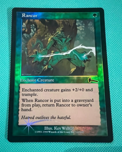 Foil - Rancor - Urza's Legacy - MTG - Magic the Gathering - Foil - Image 1