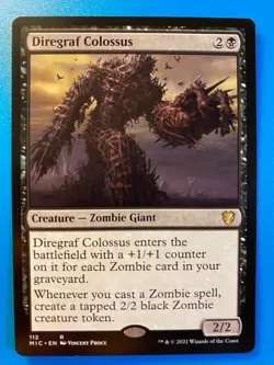 MTG 1x Diregraf Colossus # 112 Commander Midnight Hunt Magic the Gathering x1 NM - Image 1