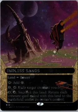 Endless Sands () (Borderless) (Galaxy Foil) R Edge of Eternities: Stellar Sights - Image 1