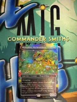 Morophon the Boundless *THICK STOCK* ✨ Borderless Rainbow FOIL ✨ MTG Secret Lair - Image 1