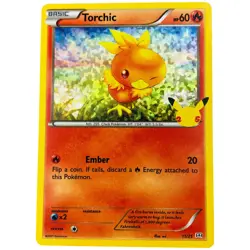 💥 Pokemon Card Torchic 11/25 HOLO McDonalds 25th Anniversary Promo - Image 1