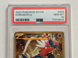 2023 Pokemon Koraidon SVI EN : Scarlet & Violet #254 Hyper Rare Ex PSA 10 GEM MT - Image 5