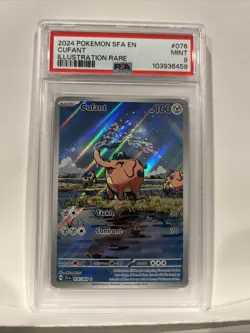 Cufant 076/064 Shrouded Fable 2024 - Pokemon Holo Illustration Rare PSA 9 - Image 2
