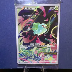 Pokemon Bulbasaur IR Mega Evolution 133/132 English - NM+ STAMPED BOX TOPPER - Image 1