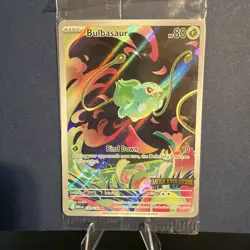 Pokemon Bulbasaur IR Mega Evolution 133/132 English - NM+ STAMPED BOX TOPPER - Image 2