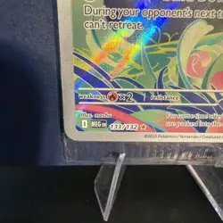 Pokemon Bulbasaur IR Mega Evolution 133/132 English - NM+ STAMPED BOX TOPPER - Image 3