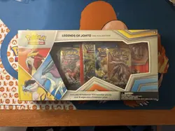 Pokemon TCG Legends of Johto Pin Collection Box - New Sealed (9 Packs, 3 Pins) - Image 1
