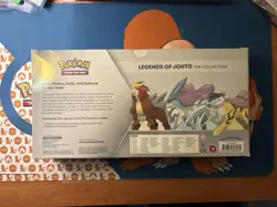 Pokemon TCG Legends of Johto Pin Collection Box - New Sealed (9 Packs, 3 Pins) - Image 2