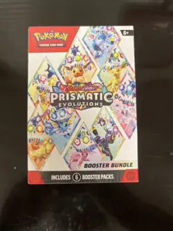 Pokemon TCG Prismatic Evolutions Booster Bundle 6 packs Factory Sealed - Image 1