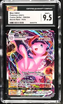 MEW VMAX Fusion Strike Holo Secret Rare #269 CGC 9.5 Pokemon [Nostalgium] - Image 1