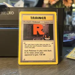 Mint/Nm Rocket's Hideout 63/64 Cool Gengar WoTC Neo Revelation 2000 Pokemon - Image 1